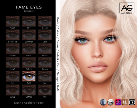 Second Life Marketplace - AG. Fame Eyes - Fall